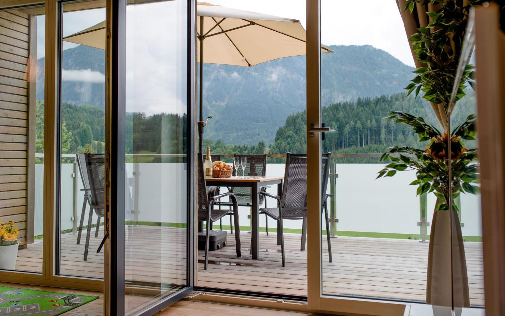 ספיטל אם פיהרן Ferienbungalow Mountain View Wood מראה חיצוני תמונה
